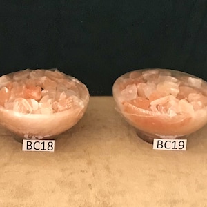 Himalayan Pink Salt Lamp Bowl with Natural Salt Rocks - Post 508 image 4