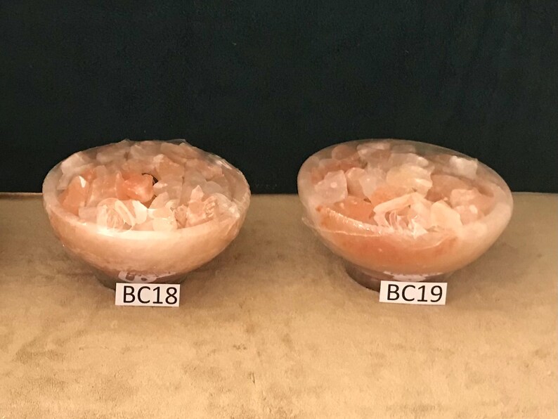 Himalayan Pink Salt Lamp Bowl with Natural Salt Rocks - Post 508 image 4