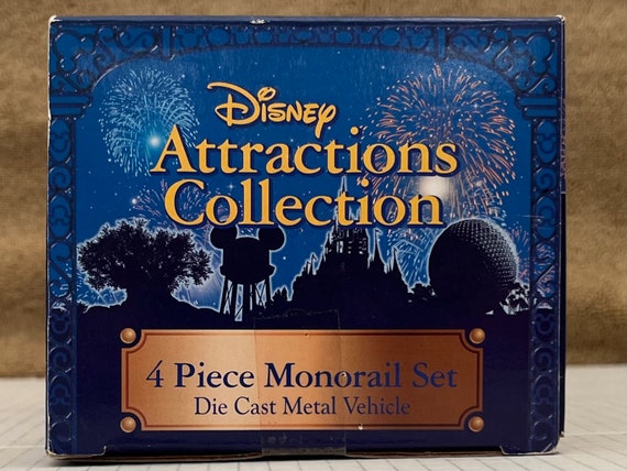 鉄道模型 Disney Monorail 4 Piece Die Cast l Disney Parks Attractions Collection Monorail 4 Piece Die