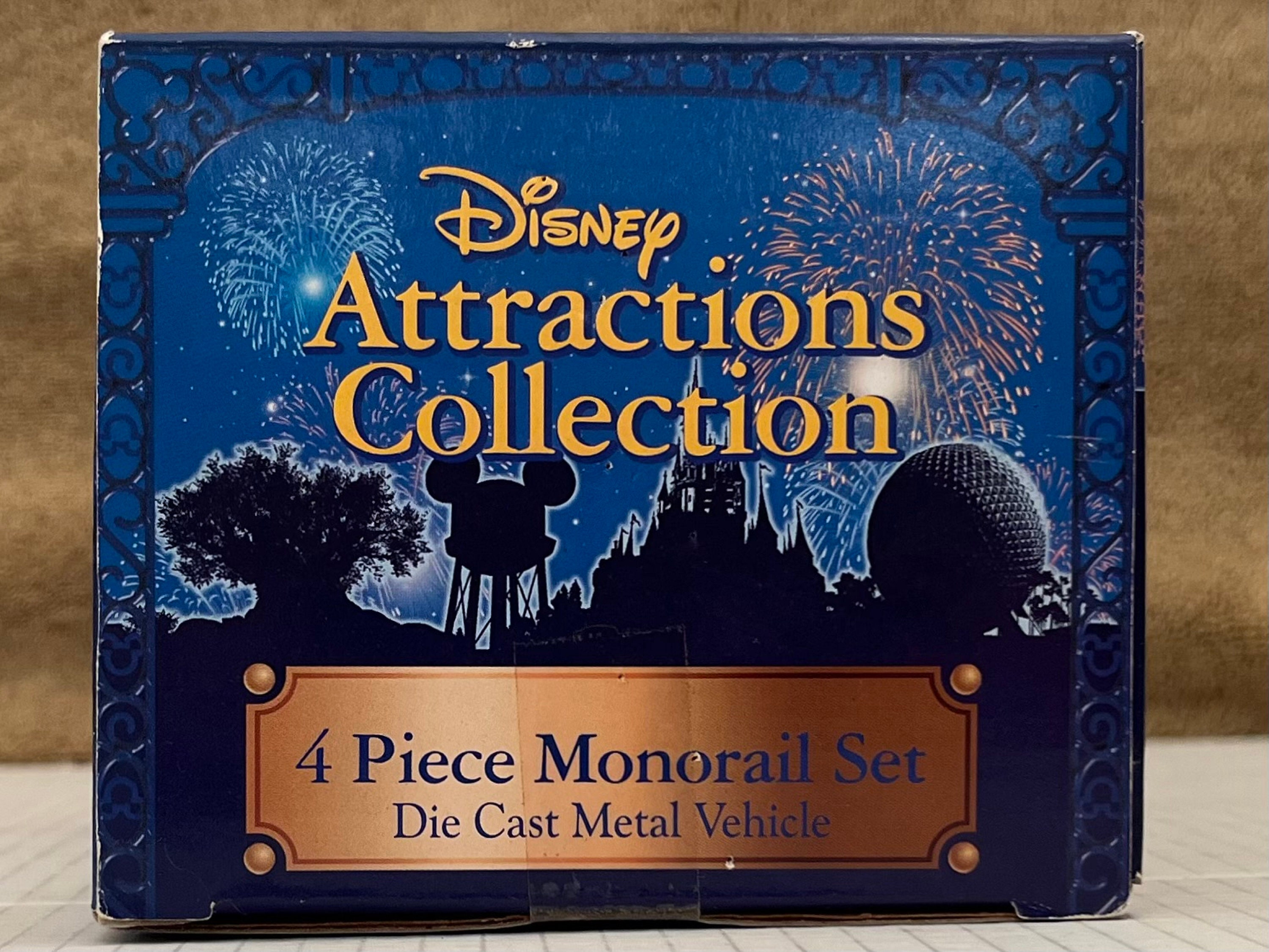 鉄道模型 Disney Monorail 4 Piece Die Cast l Walt Disney World Disneyland Resort Monorail 4 Piece Die