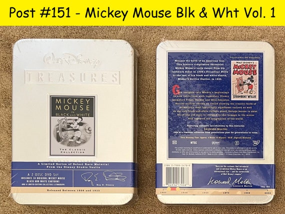 DVD Set - Mickey Mouse Black and White Volume 1, Vintage Walt