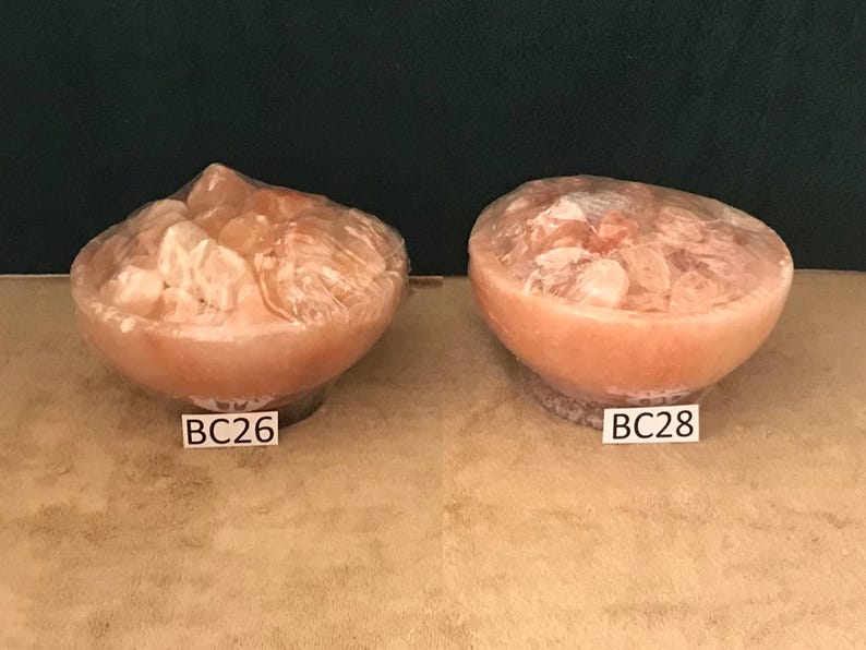 Himalayan Pink Salt Lamp Bowl with Natural Salt Rocks - Post 508 image 7