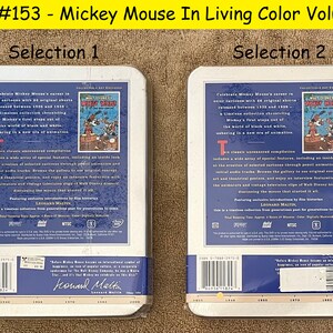 Vintage Walt Disney Treasures DVD Set Mickey Mouse in Living Color ...