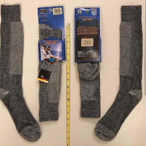 Ski Socks, Thermolite, Boot Socks, Over the Calf Alpine Thermolite Ski Socks, Men's 10-13
