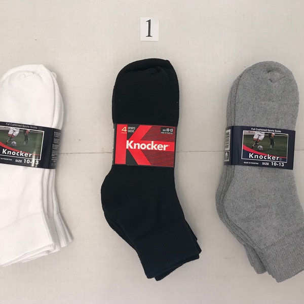 Men's Quarter Socks - Size 10-13 (Post #20)