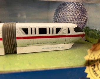 Vintage Walt Disney World 4 Piece Monorail Die Cast Metal
