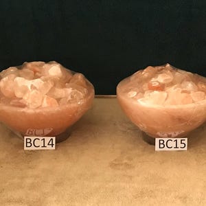 Himalayan Pink Salt Lamp Bowl with Natural Salt Rocks - Post 508 image 3