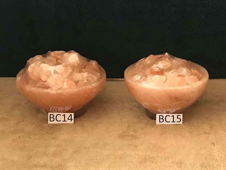 Himalayan Pink Salt Lamp Bowl with Natural Salt Rocks - Post 508 image 3