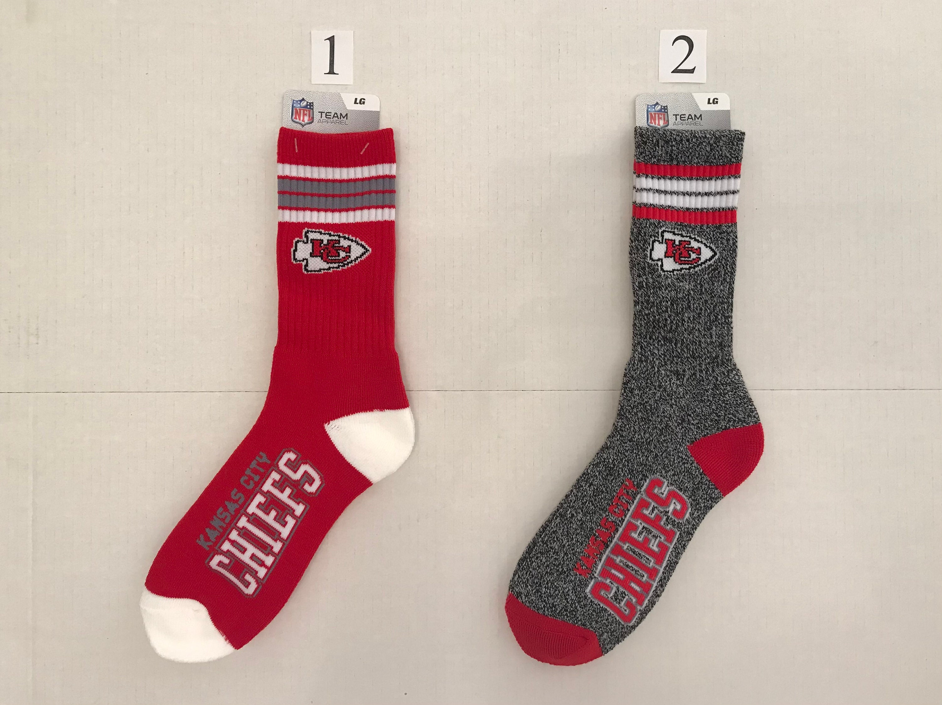 Vintage Kansas City Chiefs NFL Socks Great Gift Stocking Etsy