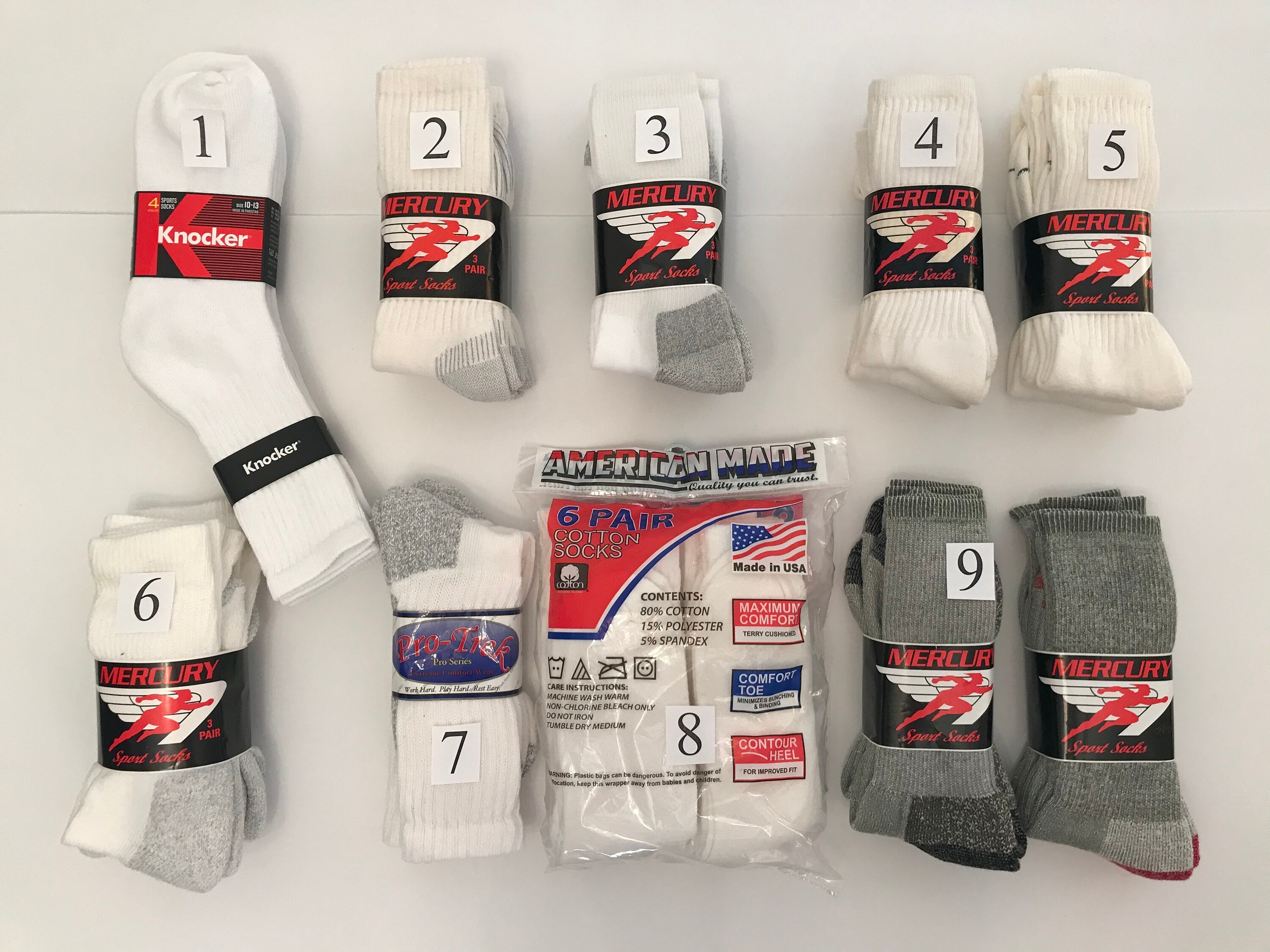 Men's Crew Socks Size 1013 911 Etsy