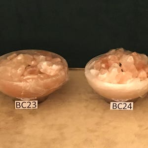 Himalayan Pink Salt Lamp Bowl with Natural Salt Rocks - Post 508 image 6