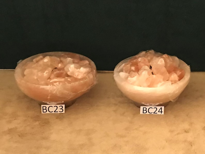 Himalayan Pink Salt Lamp Bowl with Natural Salt Rocks - Post 508 image 6