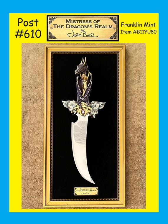 Franklin Mint Item #B11YU80, Mistress of the Dragon's Realm Dagger