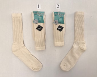 Organic Wool Crew Socks - Foot Health PowerSox - Sizes 10-13, 9-11 Made in USA