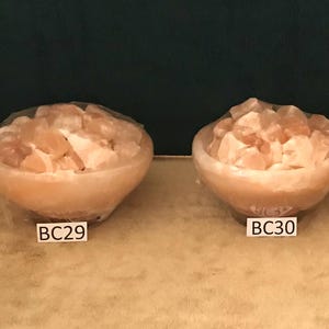 Himalayan Pink Salt Lamp Bowl with Natural Salt Rocks - Post 508 image 8