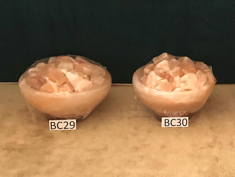 Himalayan Pink Salt Lamp Bowl with Natural Salt Rocks - Post 508 image 8
