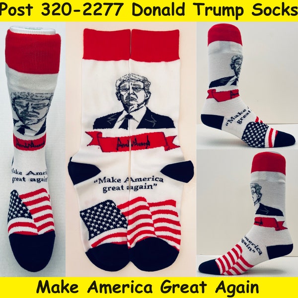 Donald Trump Make America Great Again socks (Post #620-2277)