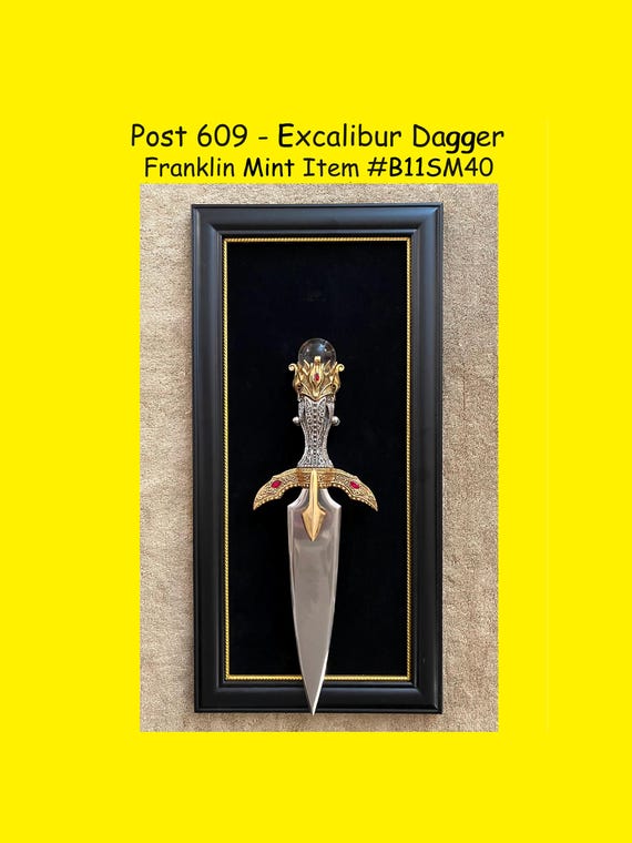 King Arthur's Dagger - Franklin Mint Item #B11SM40, Excalibur