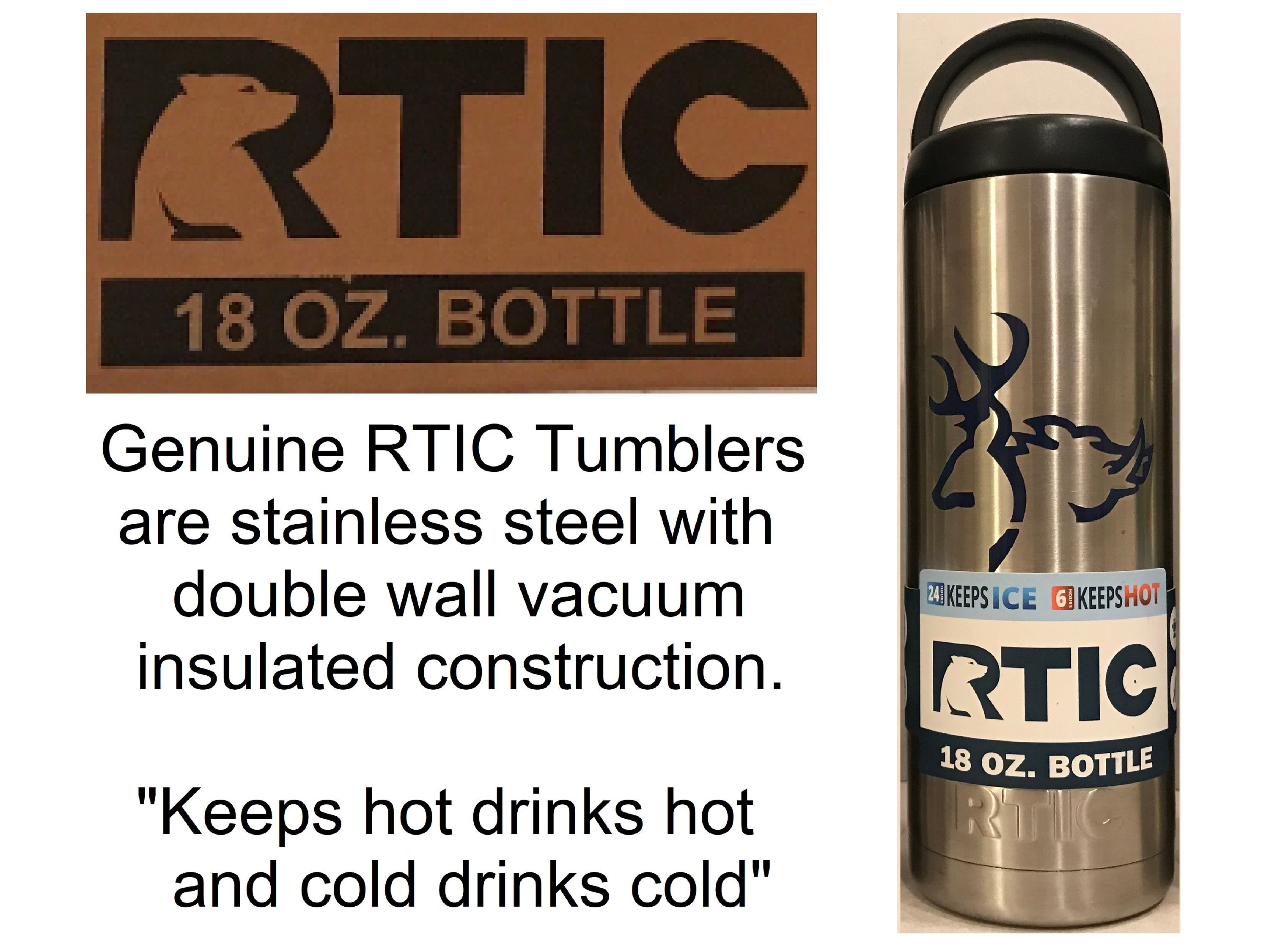 RTIC 18oz Bottle
