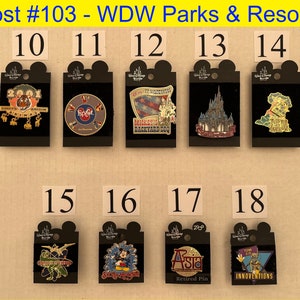 WDW Retired and Limited Edition Trading Pins - Parks & Resorts Post 1 of 3 (Condition: New) (Post 103)