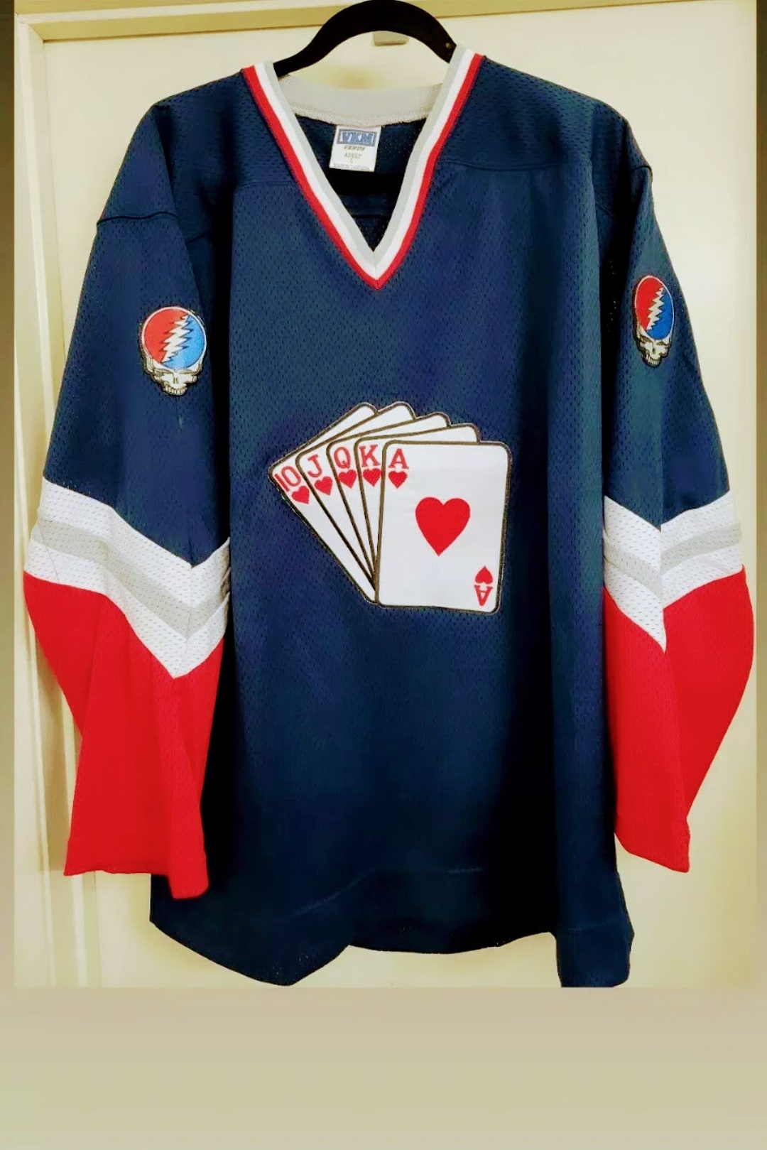 Grateful Dead, Rangers 1996 Navy Hockey Jersey, Vintage Jersey, don't ...