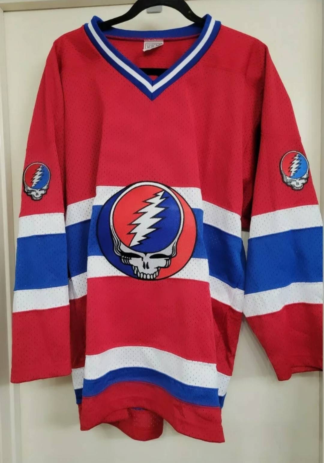 Grateful Dead New Jersey Devils 3D Hockey Jersey Personalized Name Number