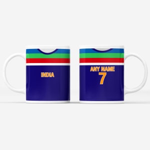 Personalised India Cricket Mug Birthday Anniversary Christmas Valentines Day Wedding Occasion Diwali Pakistan Item Gift Item Present