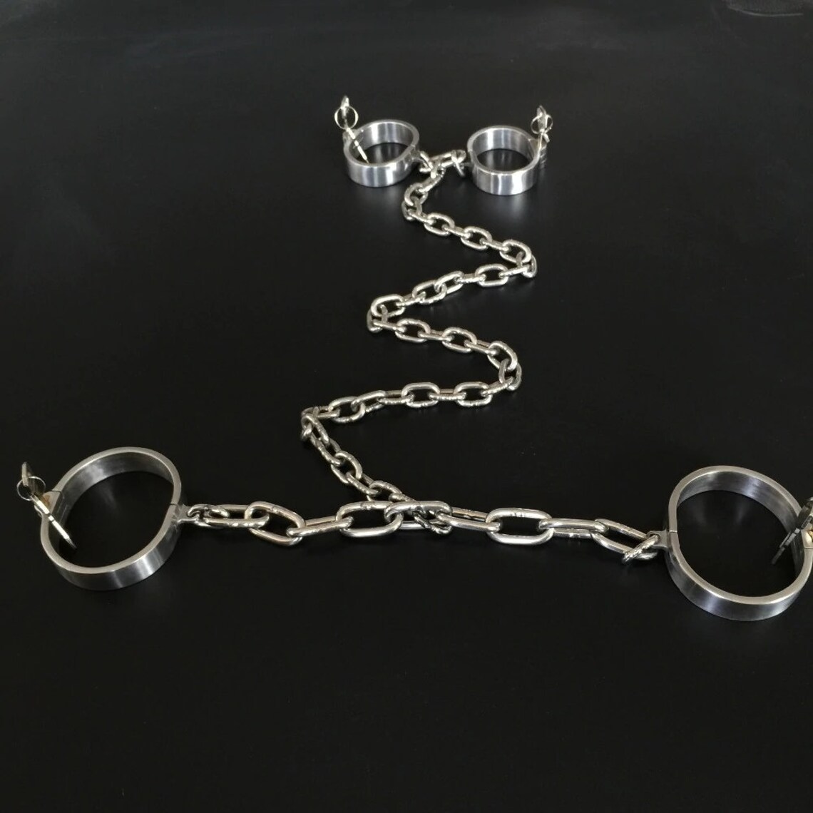 Metal Handcuffs Steel Handcuffs Locking Handcuffs Real Etsy