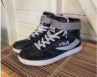 Vintage Fila FX-Mid 100 Negro con Velcro, Zapatillas Vintage, Fila Vintage,  Baloncesto, Ropa Deportiva, Coleccionista, Retro, Ropa Vintage - Main Image