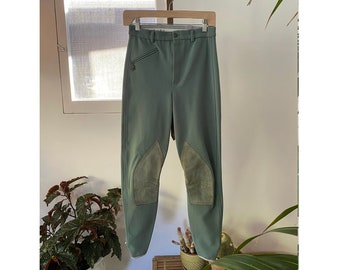 Vintage 1990s Kentucky Green Riding Pants, Jodhpurs, Horse Riding, Nature, Countryside, Summer, California, American Vintage Clothing