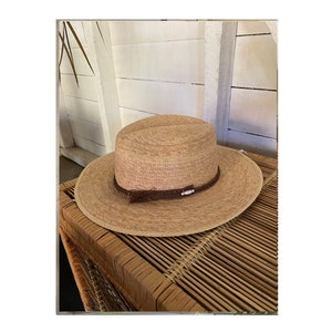 Vintage Handmade Legitimo Sahuayo Palm Straw Hat, Vintage Straw Hat Fields, Summer Hat Straw, Traditional Mexican