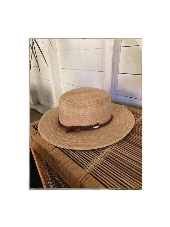 Vintage 1990’s Handmade Legitimo Sahuayo Palm Stra