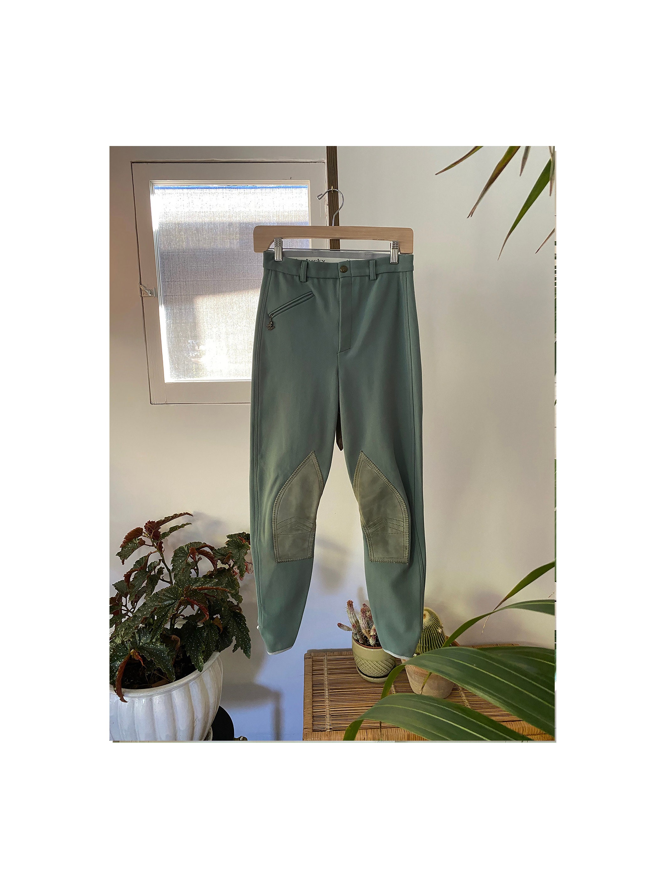 Vintage 1990s Kentucky Green Riding Pants, Jodhpurs, Horse Riding