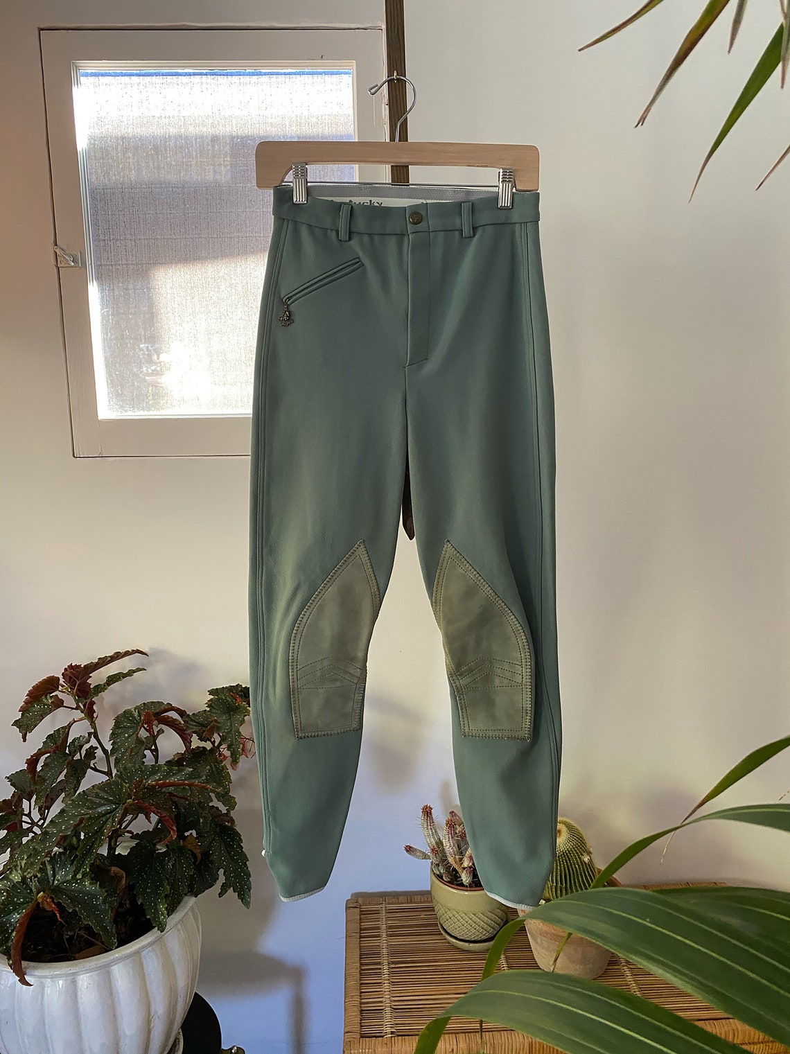 Vintage 1990s Kentucky Green Riding Pants, Jodhpurs, Horse Riding