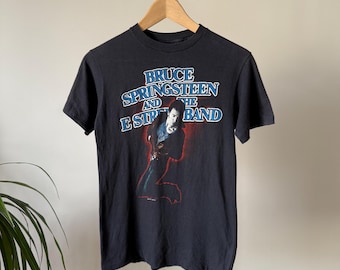 Vintage 1980s Bruce Springsteen Born in the USA 84 85 Tour T-shirt Vintage 1980s Bruce Springsteen Born in the USA 84 85 Tour T-shirt