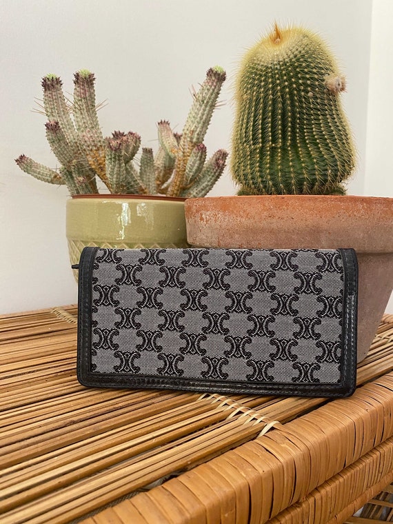 vintage monogram canvas wallet