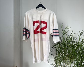Vintage 80s 90s Champion St. Johns 47 Red Mesh Football Jersey - Etsy