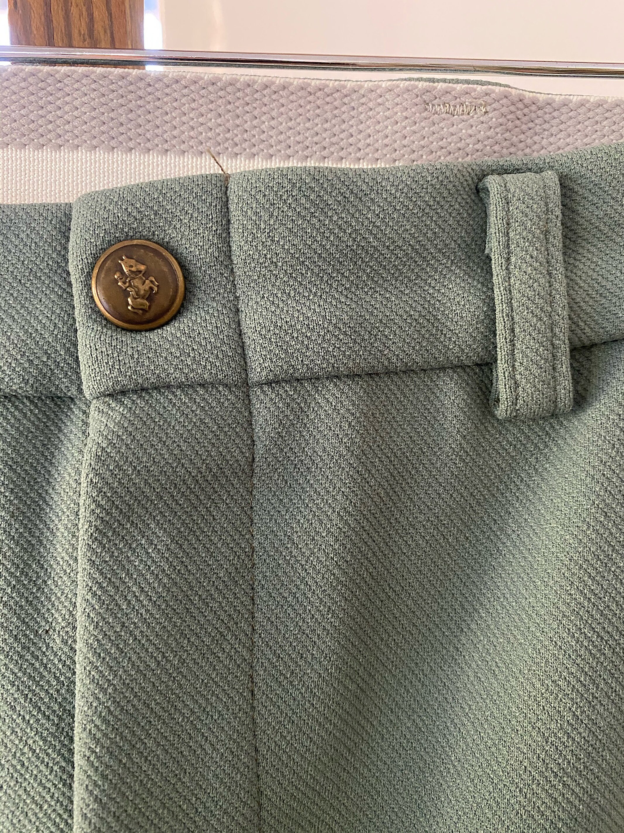 Vintage 1990s Kentucky Green Riding Pants, Jodhpurs, Horse Riding