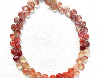 Natural Andesine Gemstone 5.5 mm Size Smooth Heart Shape Beads 8.5 Inch Strand