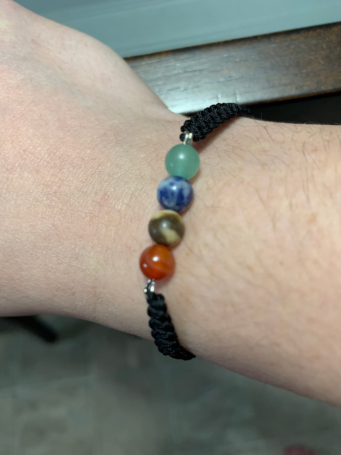 4 Elements Bracelet Water Air Earth Fire Etsy