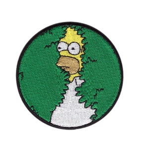 Homer in Bush-meme Geen van mijn zaken-patch