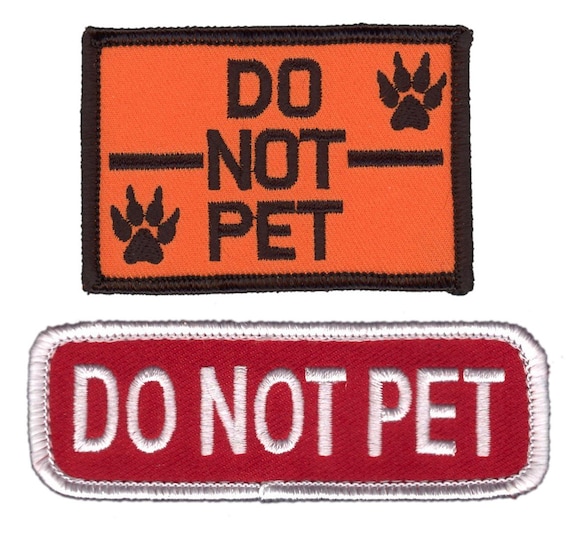 Do Not Pet Patch Small Dog Harness 