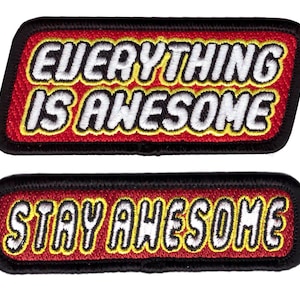 Stay Awesome Motivational Patch