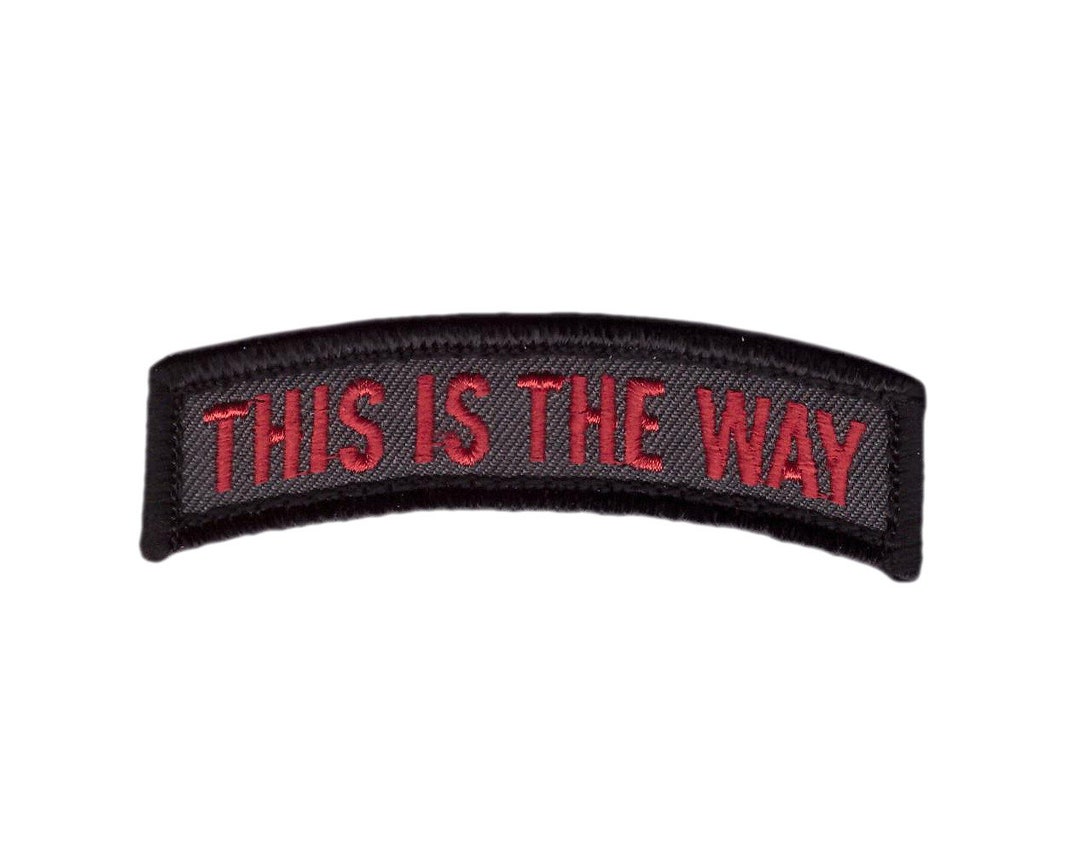 This is the Way Rocker Morale Tactical Patch - Etsy
