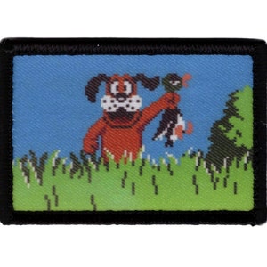 Duck Hunter Dog Old School Gamer Morale Patch