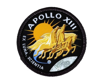 Apollo 13 Space Exploration Moon Landing Crew Patch