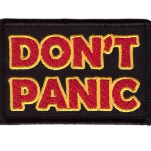 Don't Panic Hitchhiker Galaxy Patch