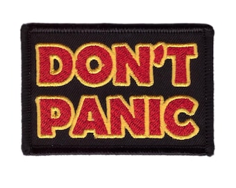 Don't Panic Hitchhiker Galaxy Patch