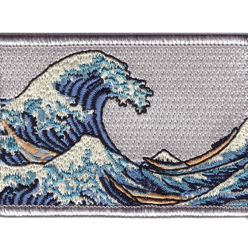 Great Kanagawa Wave Japanese Inspirational Patch - Etsy
