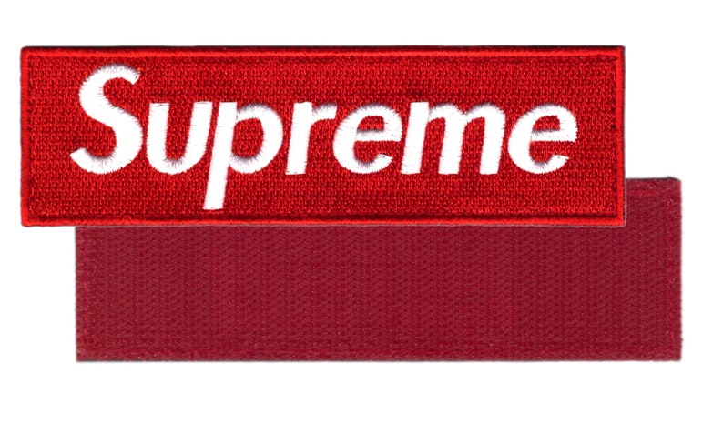 supreme iron on